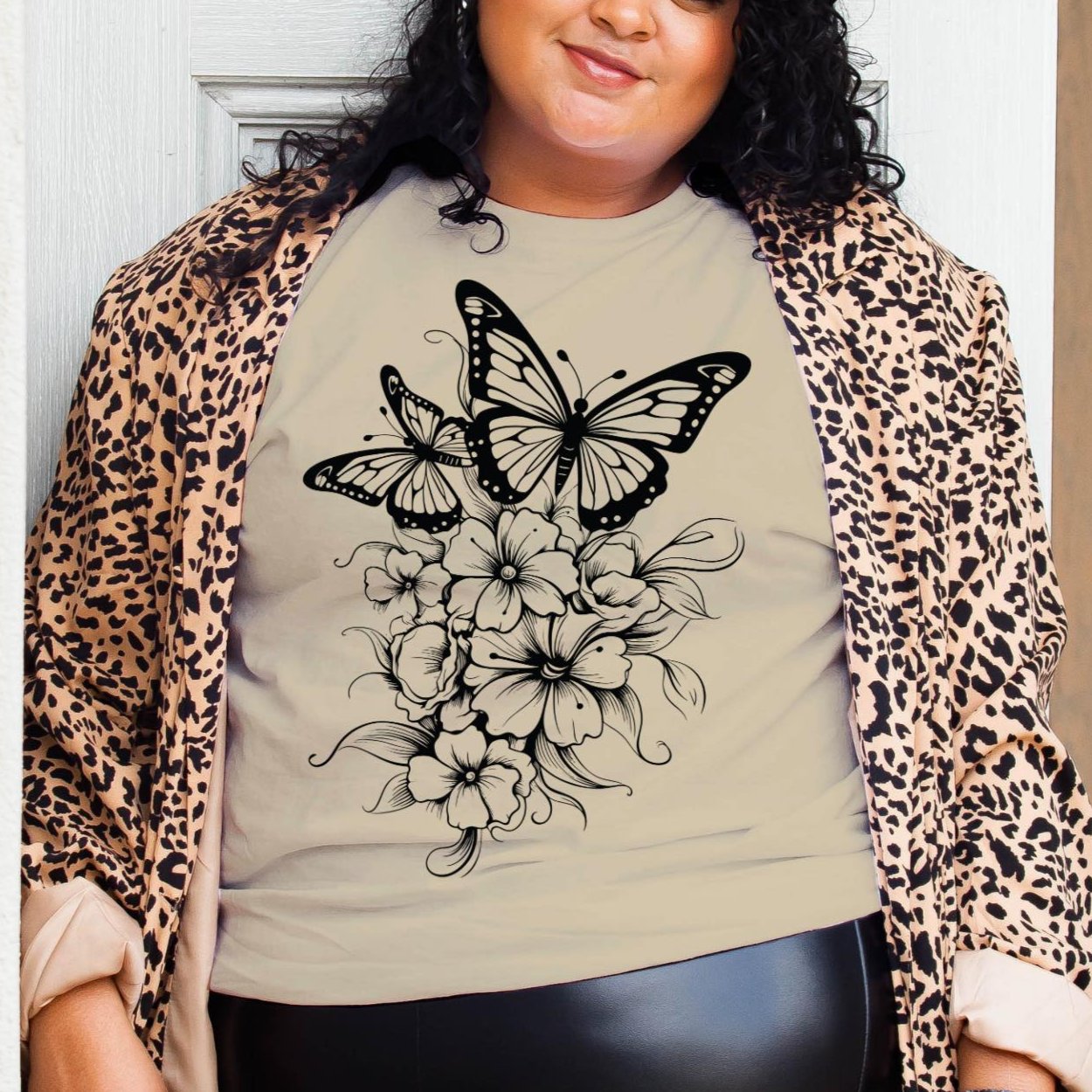 Butterfly Floral (Transfer Only)