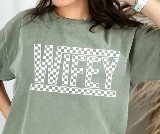 Wifey Checkered (Transfer Only)