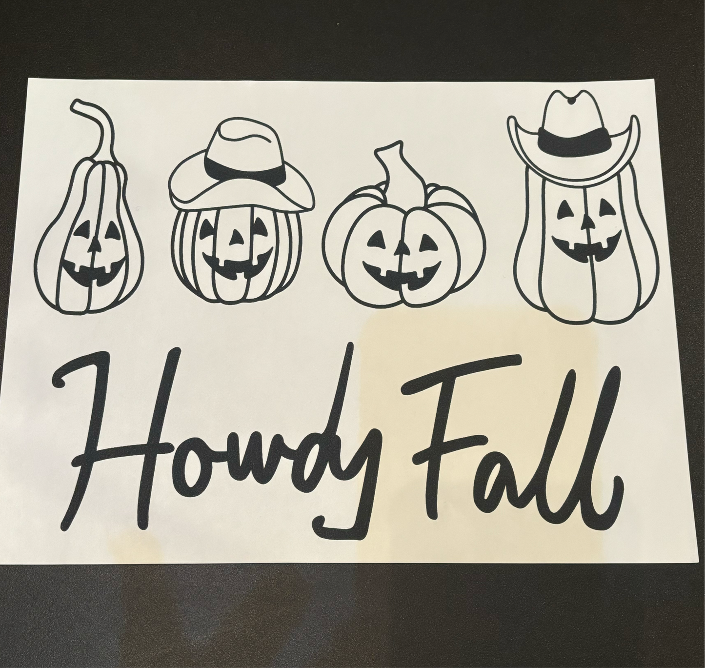 Howdy Fall Pumpkins(Transfer Only)