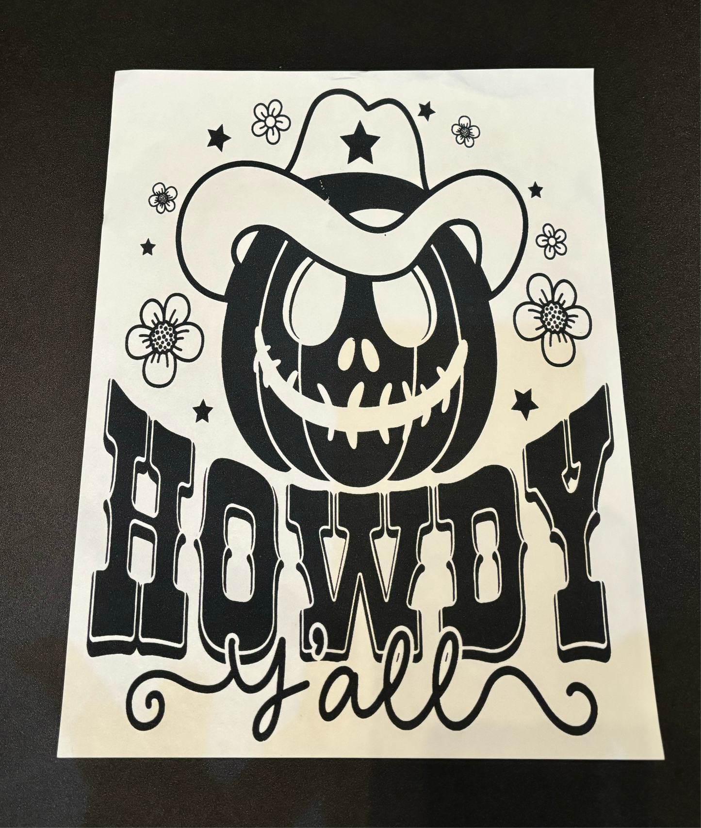 Howdy Fall Hat (Transfer Only)