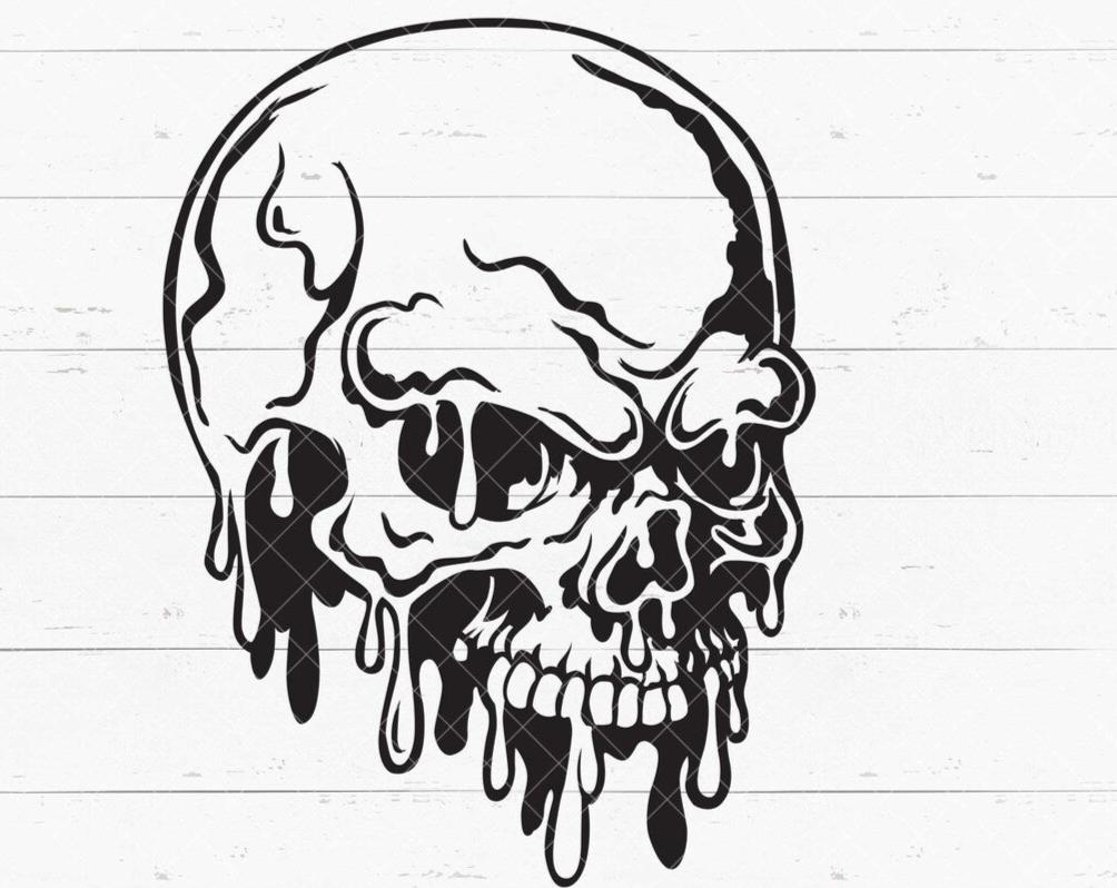 Melting Skull (Transfer Only)