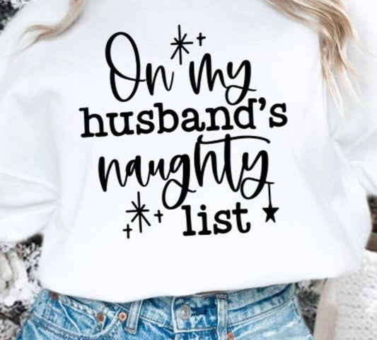 On My Husbands Naughty List (Transfer Only)