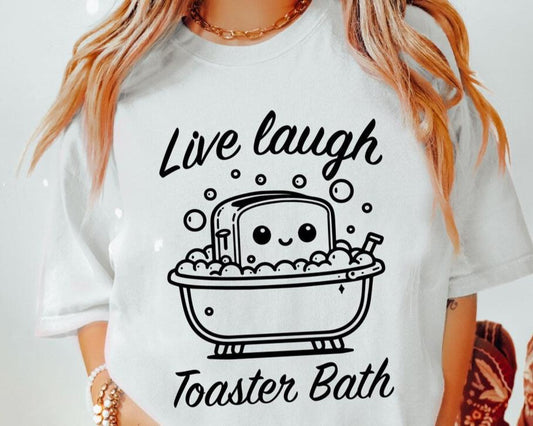 Live Laugh Toaster Bath (Transfer Only)