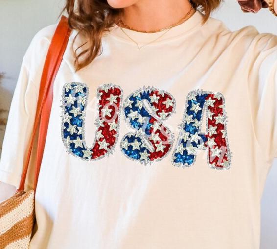 USA Sequin (Transfer Only)