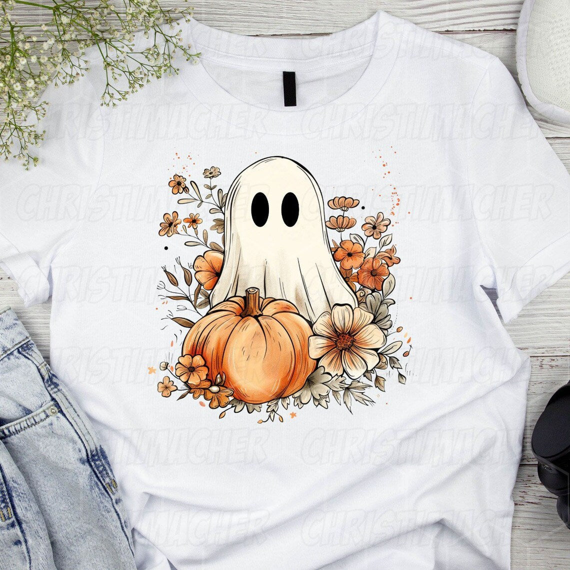 Halloween Fall Ghost (Transfer Only)